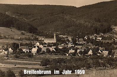 Breitenbrunn im Jahr 1959